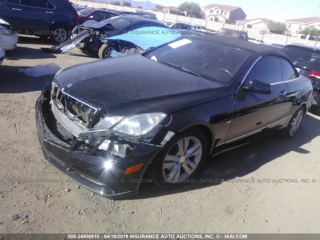 WDDKK5KF8CF141780 - 2012 MERCEDES-BENZ E 350 BLACK photo 2