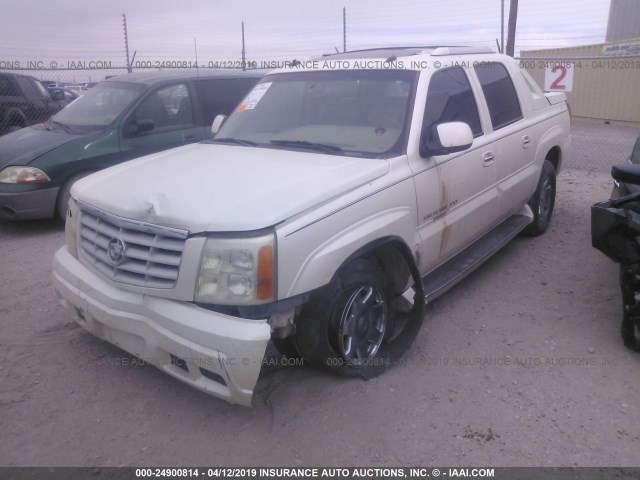 3GYEK63N33G140984 - 2003 CADILLAC ESCALADE EXT WHITE photo 2