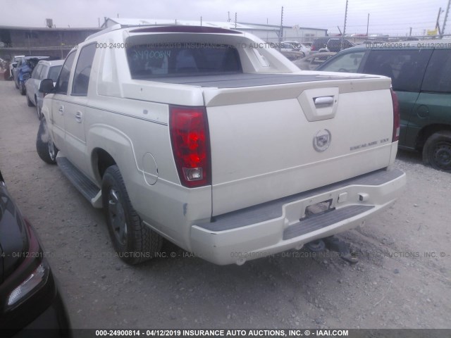 3GYEK63N33G140984 - 2003 CADILLAC ESCALADE EXT WHITE photo 3