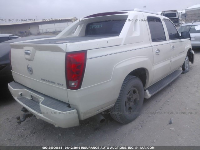 3GYEK63N33G140984 - 2003 CADILLAC ESCALADE EXT WHITE photo 4