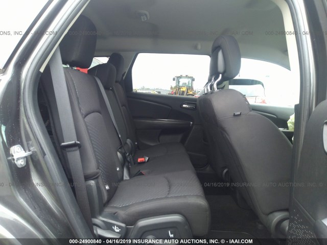 3C4PDCAB9HT557105 - 2017 DODGE JOURNEY SE GRAY photo 8