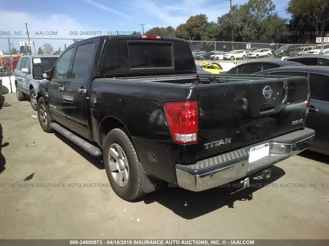 1N6AA07A05N558423 - 2005 NISSAN TITAN XE/SE/LE BLACK photo 3