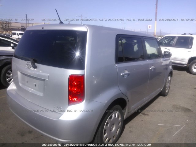 JTLKE50E091074789 - 2009 TOYOTA SCION XB 银色 照片 4