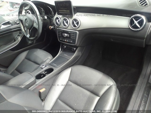 WDCTG4GBXFJ081125 - 2015 MERCEDES-BENZ GLA 250 4MATIC GRAY photo 5