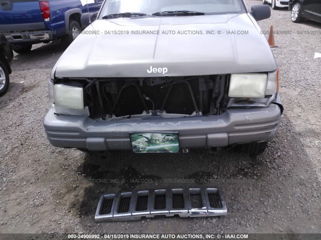 1J4GZ48Y9WC355952 - 1998 JEEP GRAND CHEROKEE LAREDO/SPECIAL GRAY photo 6