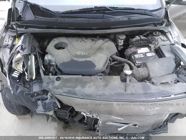 KMHCT5AEXDU066657 - 2013 HYUNDAI ACCENT GLS/GS BROWN photo 10