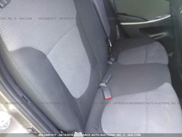 KMHCT5AEXDU066657 - 2013 HYUNDAI ACCENT GLS/GS BROWN photo 8