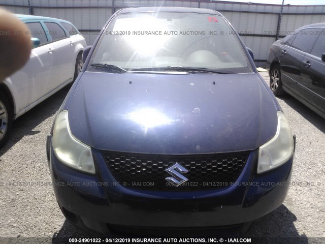 JS2YC414185102138 - 2008 SUZUKI SX4 BLUE photo 6