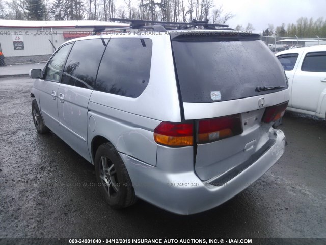 5FNRL18983B026262 - 2003 HONDA ODYSSEY EXL SILVER photo 3