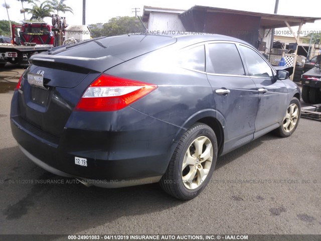 5J6TF1H55AL003911 - 2010 HONDA ACCORD CROSSTOUR EXL BLACK photo 4