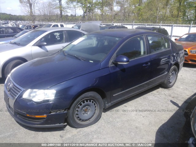 WVWJK73C97P077478 - 2007 VOLKSWAGEN PASSAT BLUE photo 2