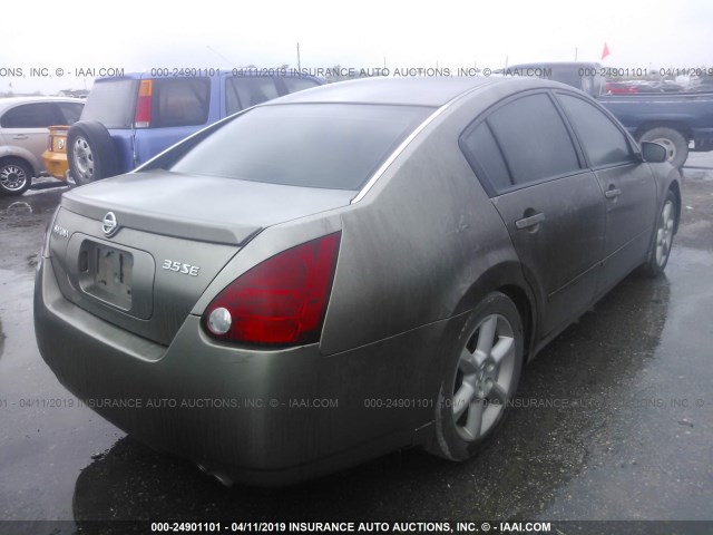 1N4BA41E75C844927 - 2005 NISSAN MAXIMA SE/SL BROWN photo 4