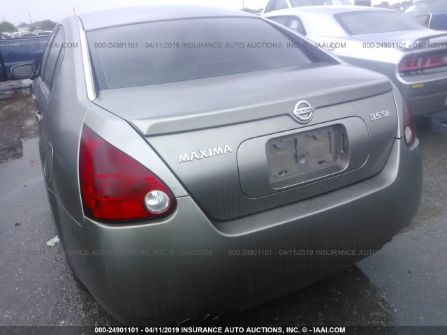 1N4BA41E75C844927 - 2005 NISSAN MAXIMA SE/SL BROWN photo 6