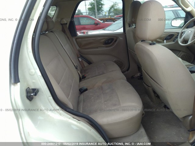 1FMYU03185KB35276 - 2005 FORD ESCAPE XLT BEIGE photo 8