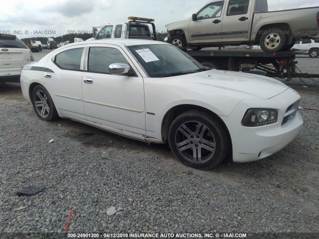 2B3KA53H86H528430 - 2006 DODGE CHARGER R/T WHITE photo 1