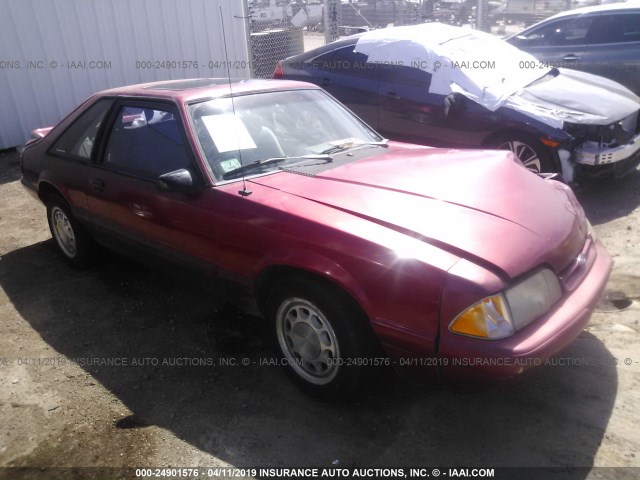 1FACP41M8PF171884 - 1993 FORD MUSTANG LX RED photo 1