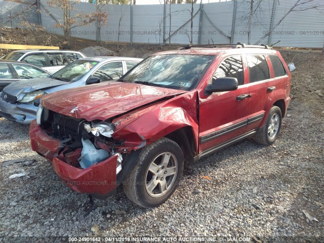 1J4GR48K95C561377 - 2005 JEEP GRAND CHEROKEE LAREDO/COLUMBIA/FREEDOM 红色 照片 2