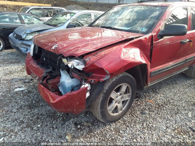 1J4GR48K95C561377 - 2005 JEEP GRAND CHEROKEE LAREDO/COLUMBIA/FREEDOM 红色 照片 6