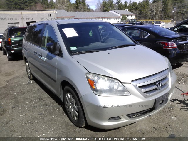 5FNRL38276B018625 - 2006 HONDA ODYSSEY LX GRAY photo 1