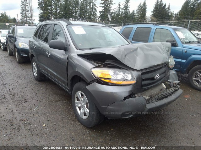 5NMSG13D49H271763 - 2009 HYUNDAI SANTA FE GLS GRAY photo 1