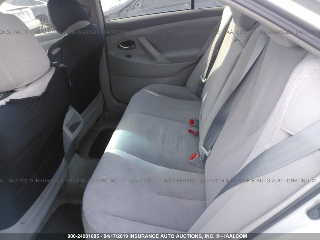 4T1BF3EK9AU038948 - 2010 TOYOTA CAMRY SE/LE/XLE SILVER photo 8