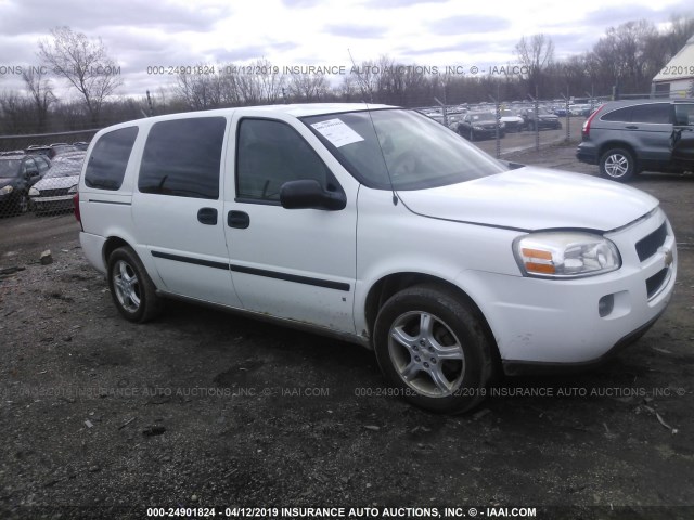 1GNDV23L26D234377 - 2006 CHEVROLET UPLANDER LS WHITE photo 1