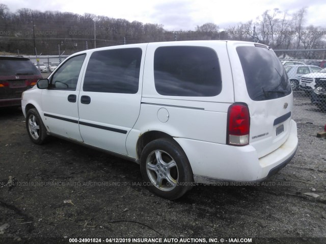 1GNDV23L26D234377 - 2006 CHEVROLET UPLANDER LS WHITE photo 3