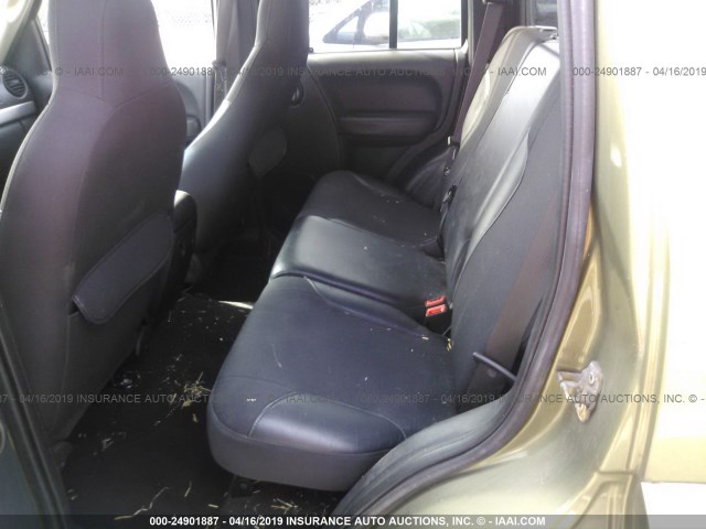 1J4GL38K72W331844 - 2002 JEEP LIBERTY RENEGADE GREEN photo 8