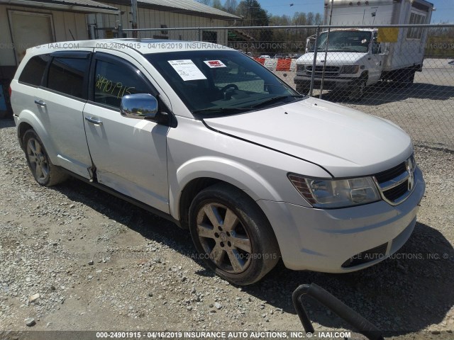 3D4GH57V79T143326 - 2009 DODGE JOURNEY SXT WHITE photo 1