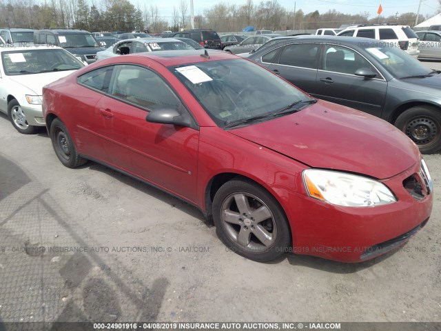 1G2ZH158464142216 - 2006 PONTIAC G6 GT RED photo 1