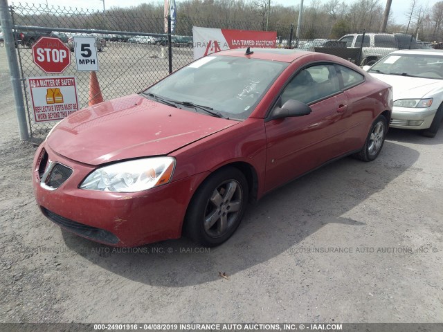 1G2ZH158464142216 - 2006 PONTIAC G6 GT RED photo 2