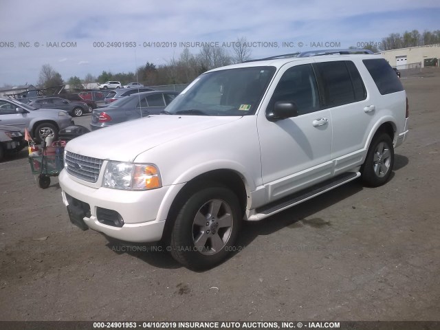 1FMDU75K43ZB31825 - 2003 FORD EXPLORER LIMITED WHITE photo 2