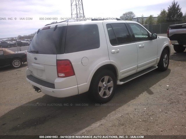 1FMDU75K43ZB31825 - 2003 FORD EXPLORER LIMITED WHITE photo 4