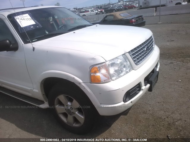 1FMDU75K43ZB31825 - 2003 FORD EXPLORER LIMITED WHITE photo 6