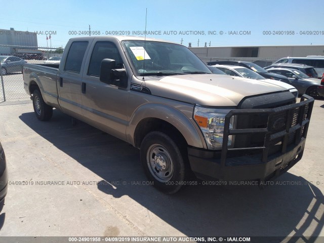 1FT7W2A64CEB81557 - 2012 FORD F250 SUPER DUTY GOLD photo 1