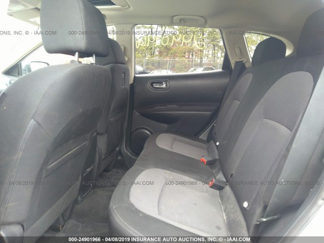 JN8AS5MV0DW624812 - 2013 NISSAN ROGUE S/SV SILVER photo 8