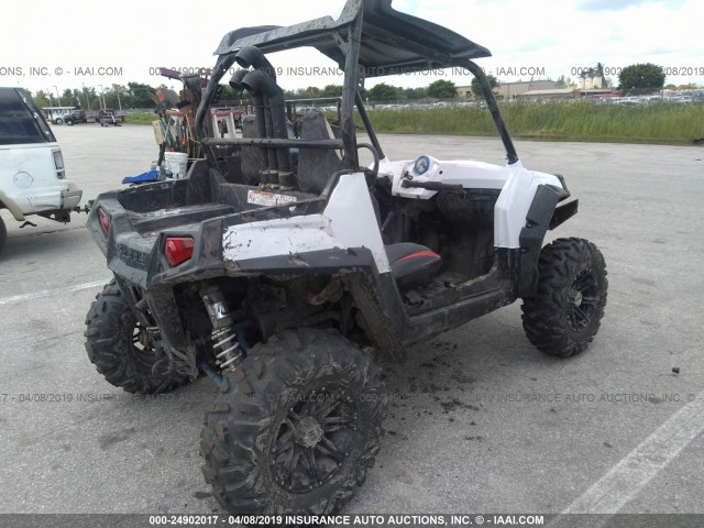 4XAVE7EA2EB927960 - 2014 POLARIS RZR 800 S WHITE photo 4