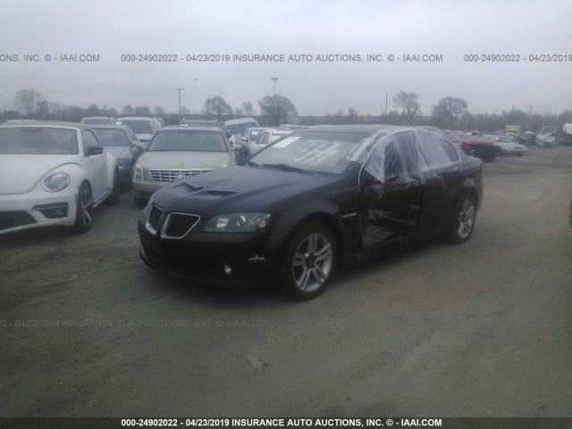 6G2ER57779L168135 - 2009 PONTIAC G8 BLACK photo 2