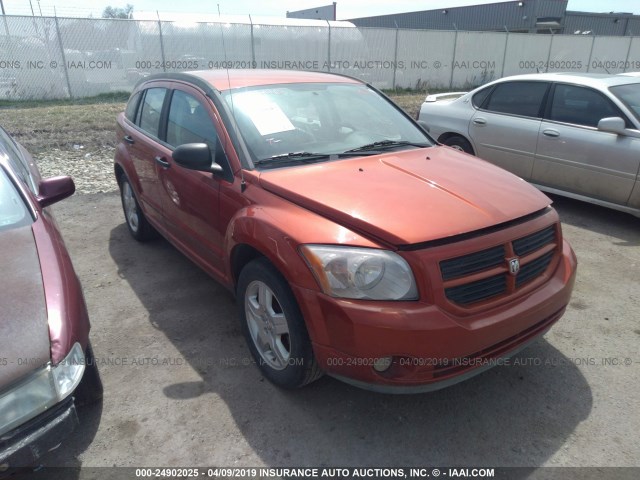 1B3HB48B57D127972 - 2007 DODGE CALIBER SXT ORANGE photo 1