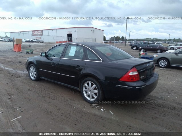 1FAHP25135G184883 - 2005 FORD FIVE HUNDRED LIMITED BLACK photo 3