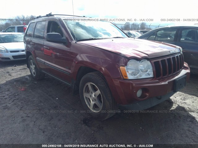 1J8GR48K57C632446 - 2007 JEEP GRAND CHEROKEE LAREDO/COLUMBIA/FREEDOM RED photo 1
