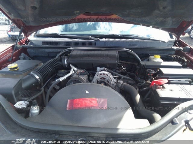1J8GR48K57C632446 - 2007 JEEP GRAND CHEROKEE LAREDO/COLUMBIA/FREEDOM RED photo 10