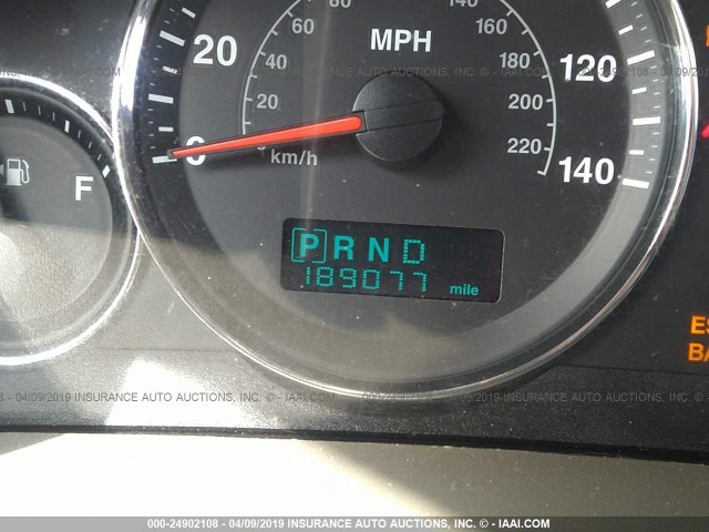 1J8GR48K57C632446 - 2007 JEEP GRAND CHEROKEE LAREDO/COLUMBIA/FREEDOM RED photo 7