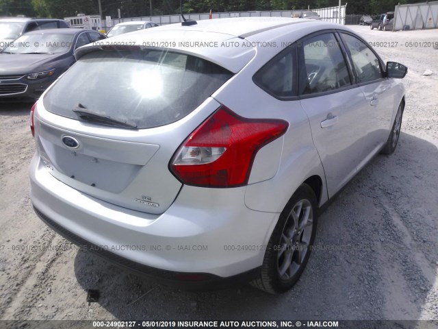 1FADP3K27DL152994 - 2013 FORD FOCUS SILVER photo 4