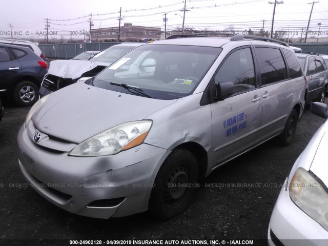 5TDZA23CX6S421168 - 2006 TOYOTA SIENNA CE/LE BEIGE photo 2