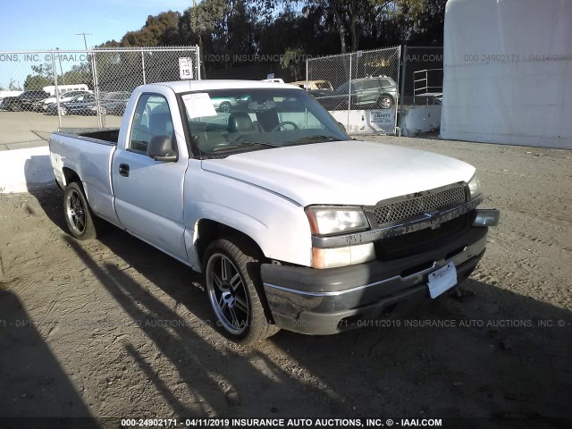 1GCEC14V05Z358887 - 2005 CHEVROLET SILVERADO C1500 WHITE photo 1