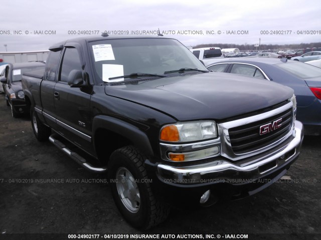 1GTEK19T24E384990 - 2004 GMC NEW SIERRA K1500 BLACK photo 1