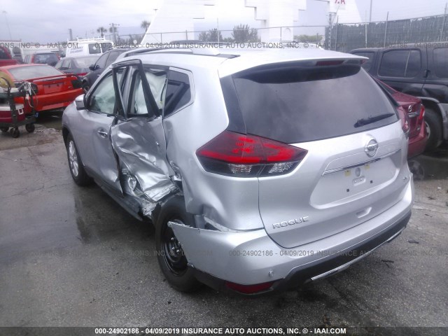 KNMAT2MT5KP508227 - 2019 NISSAN ROGUE S/SV SILVER photo 3
