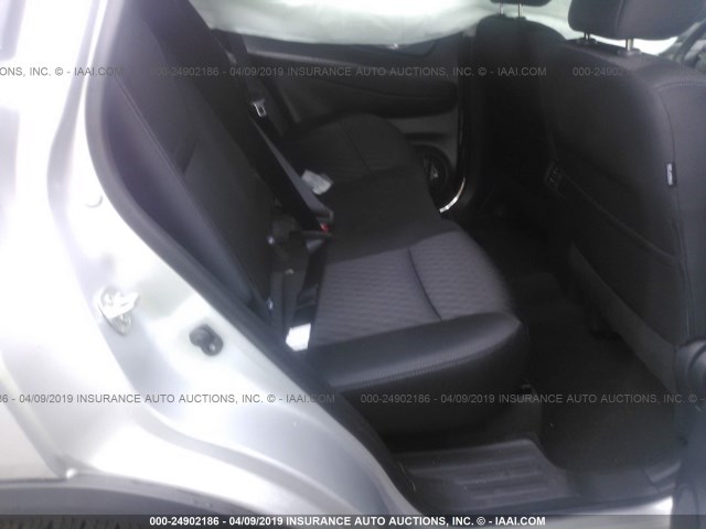 KNMAT2MT5KP508227 - 2019 NISSAN ROGUE S/SV SILVER photo 8