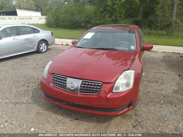 1N4BA41E65C839010 - 2005 NISSAN MAXIMA SE/SL RED photo 6